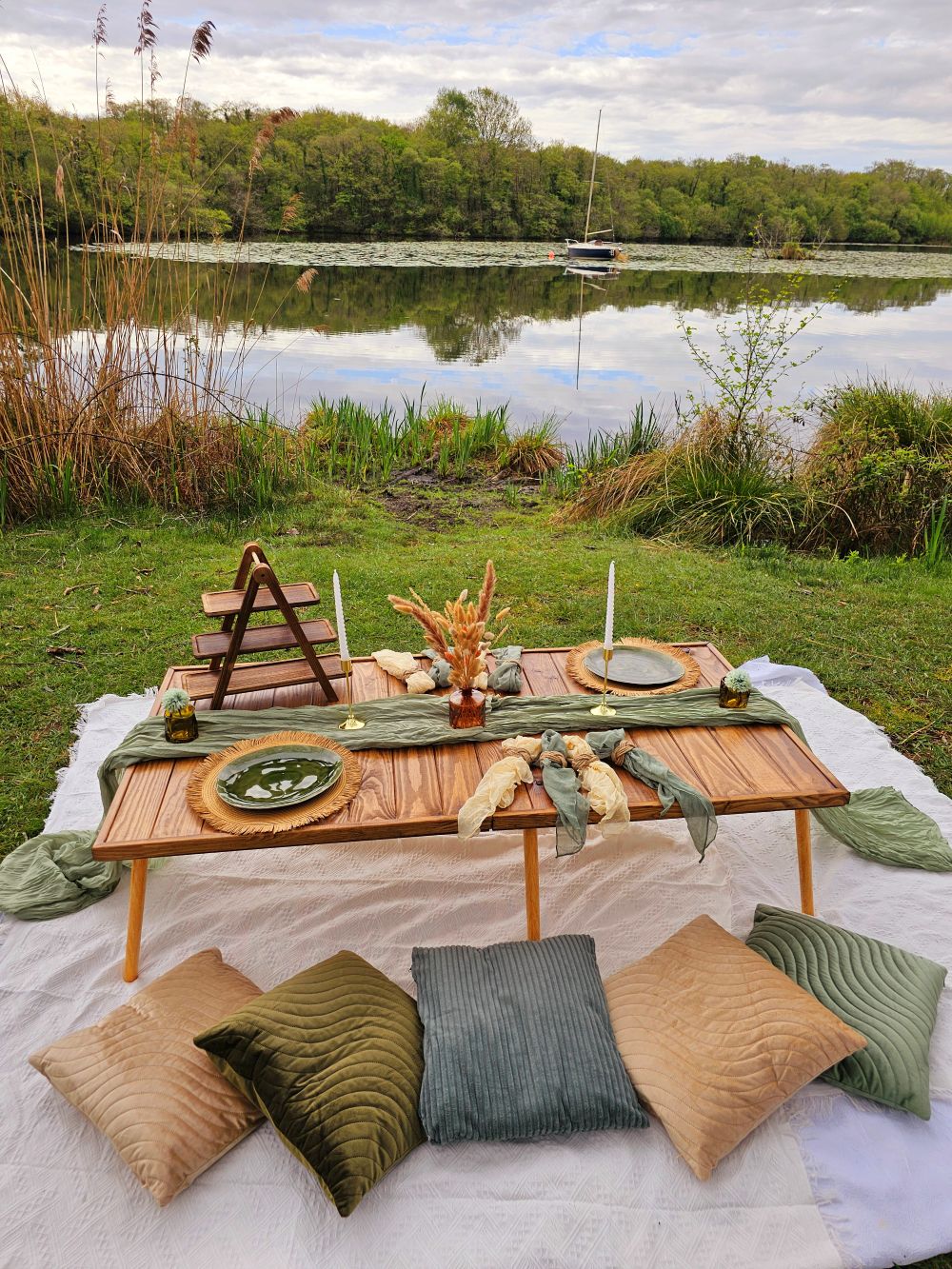 Pique nique bohème et chic en pleine nature - Landes