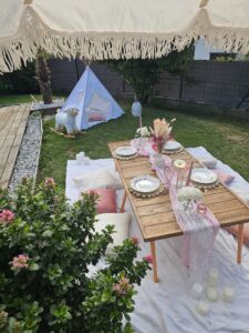 BABY SHOWER Girl - picnic boheme - décoration boheme spécial baby shower