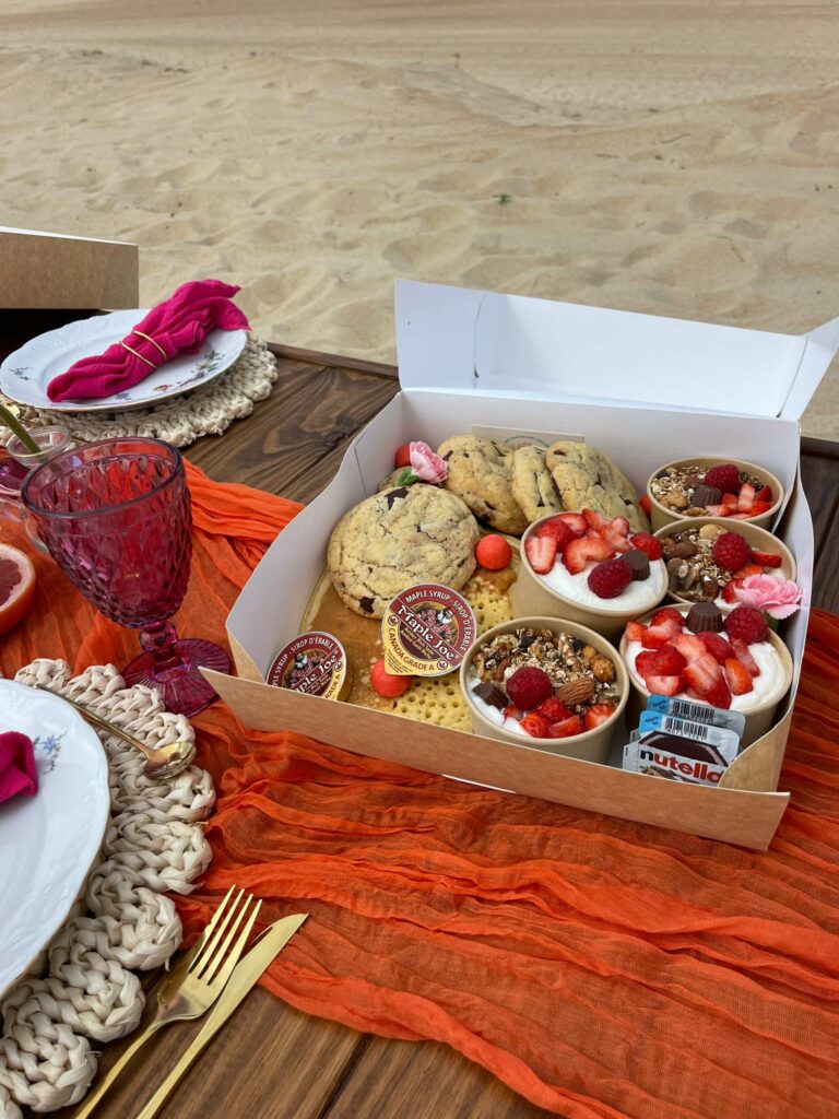 Picnic Brunch sur la plage