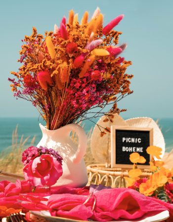 Pique nique boheme sur la plage - Landes - Brunch EVJF